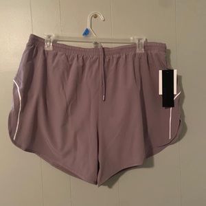 Mono B purple shorts